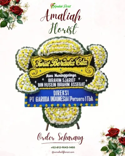 Papan Bunga Duka di Mandisari
